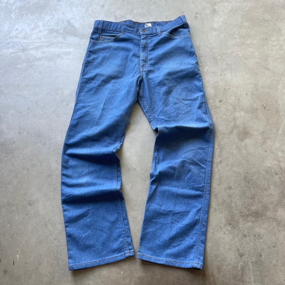 Vintage Levis 478 Mens Jeans 36x32 Blue Straight Leg‎ Orange Tab Workwear 0441